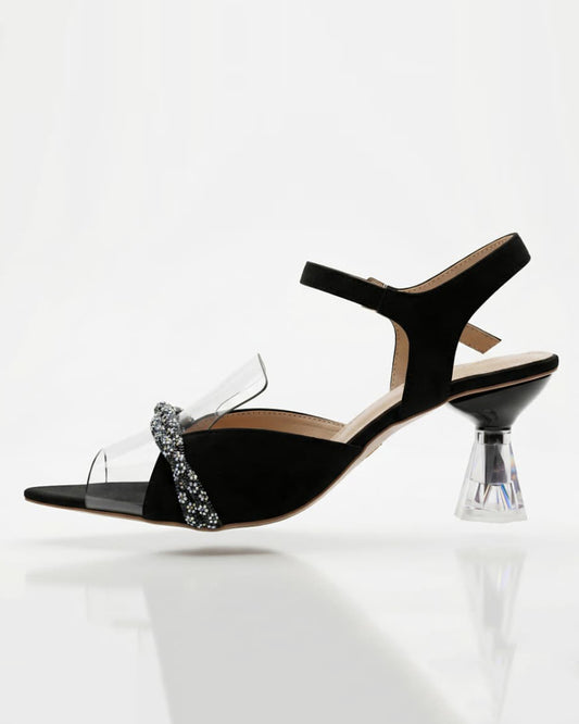Black Strappy Sandals