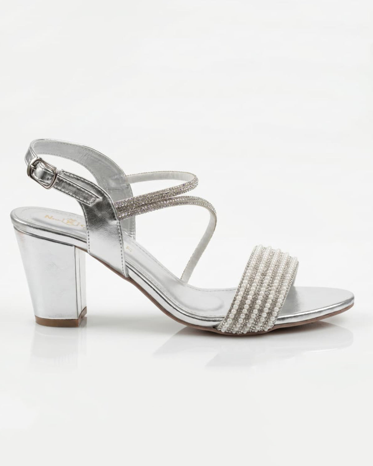 Moonlight Pearl Strap Heels