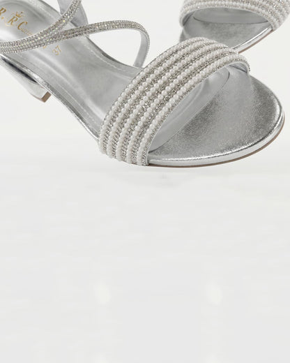 Moonlight Pearl Strap Heels