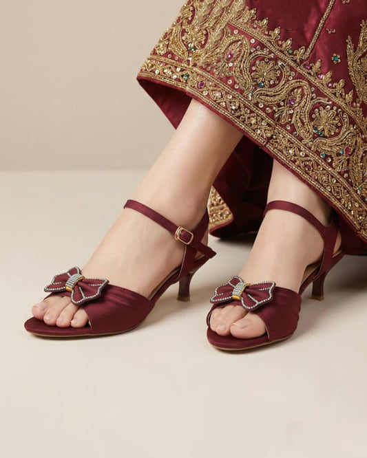 Ruby Bow Luxe Sandals