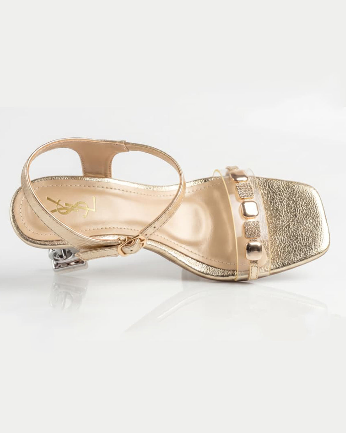 Royal Gold Emblem Sandals