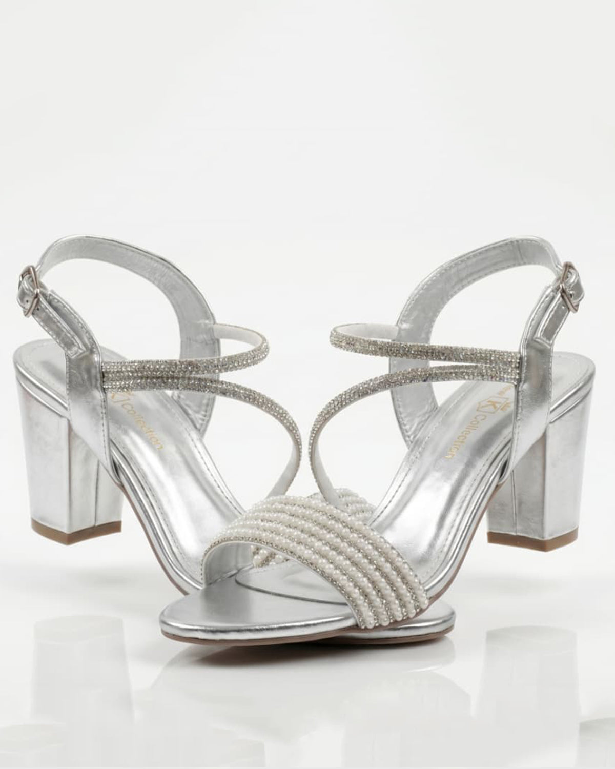 Moonlight Pearl Strap Heels