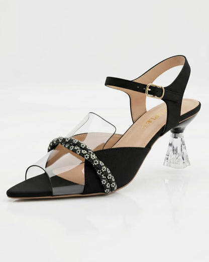 Black Strappy Sandals