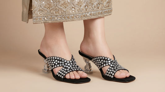 Black Strappy Sandals (Copy)