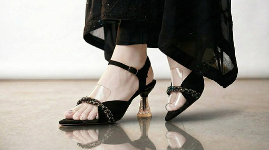 Black Strappy Sandals