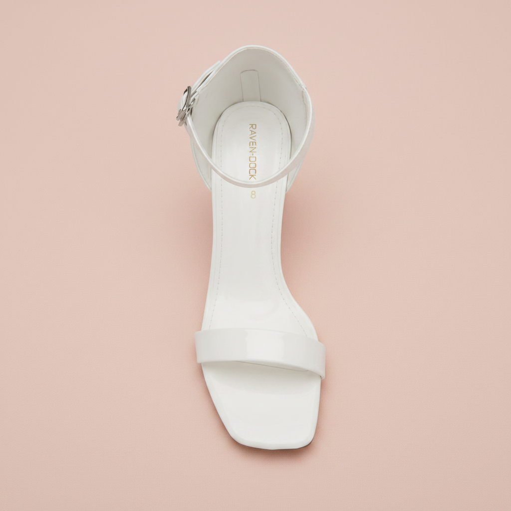 White Noir Edge Minimal Heel