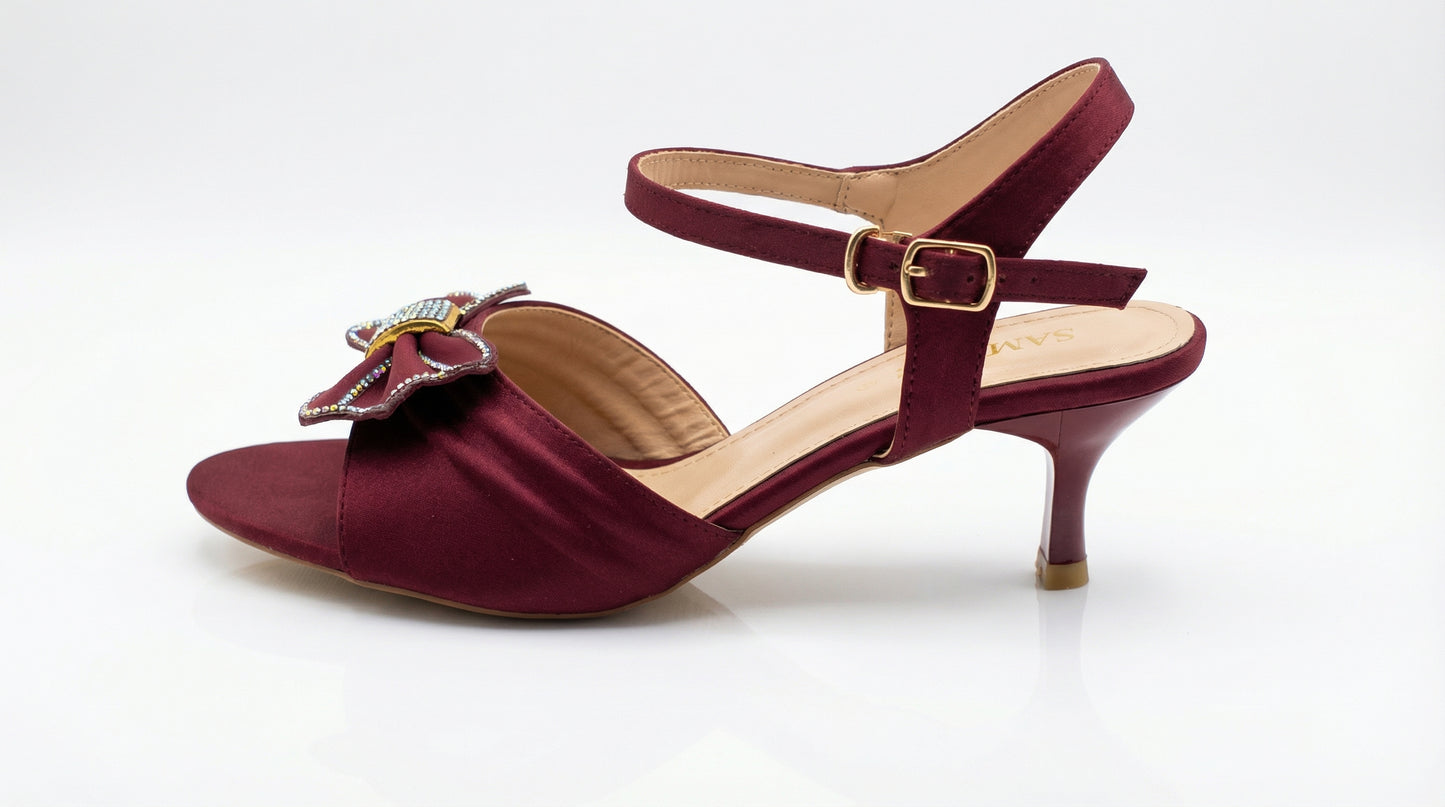Ruby Bow Luxe Sandals