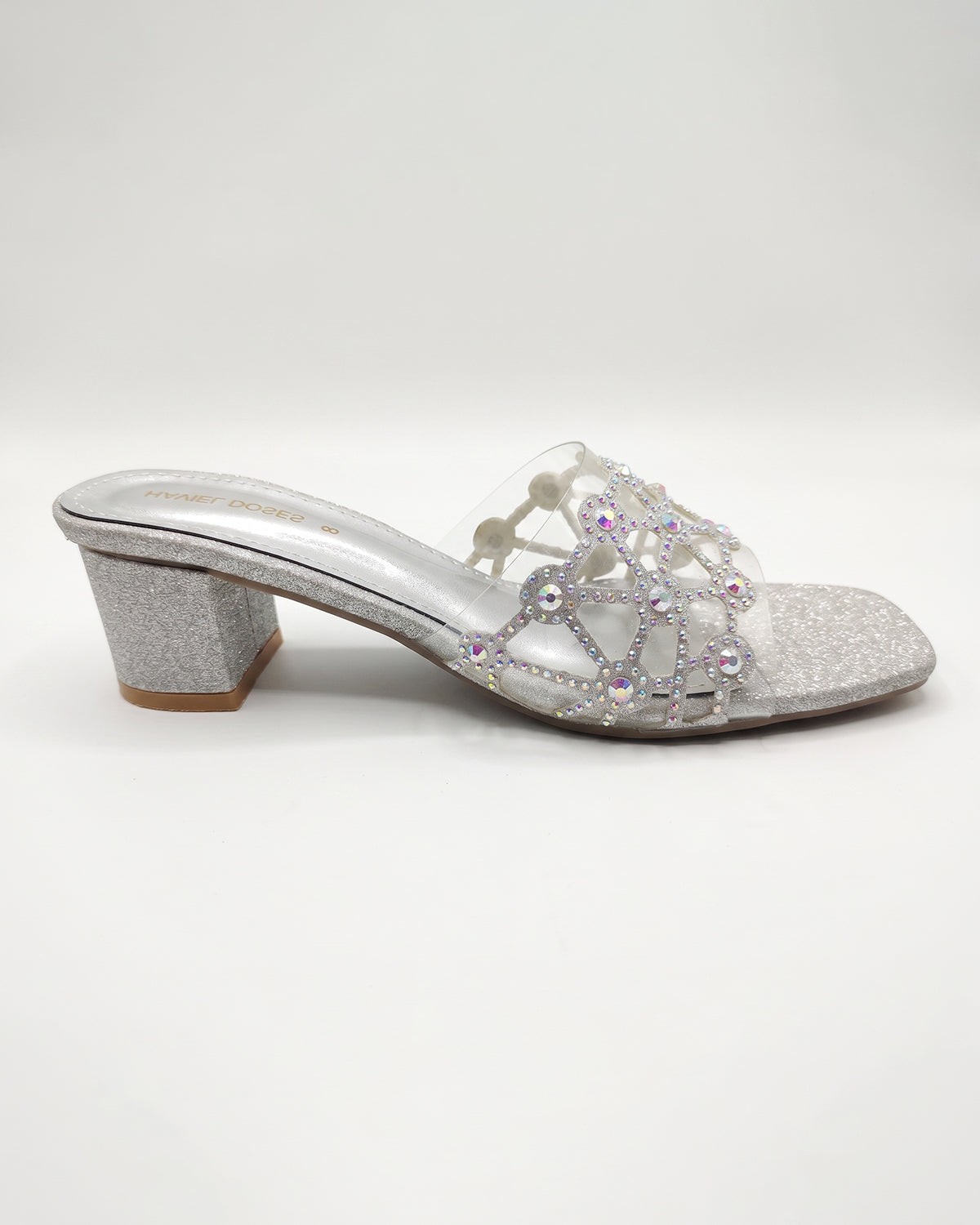 Silver Stardust Mule