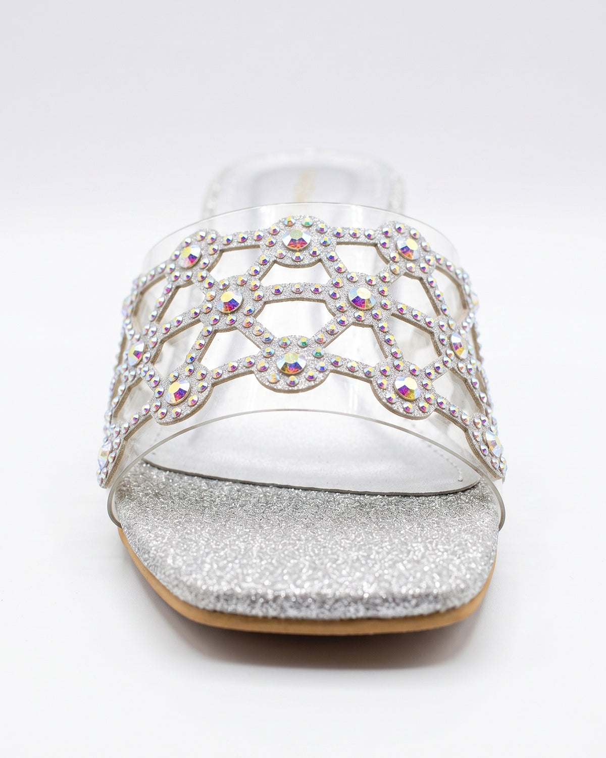 Silver Stardust Mule