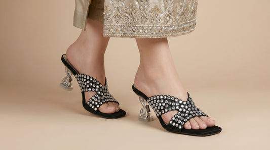 Black Strappy Sandals (Copy)