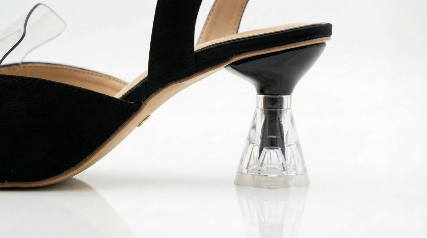 Black Strappy Sandals